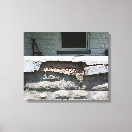 Reparatiebehoeftig Canvas Afdruk (Voorkant)