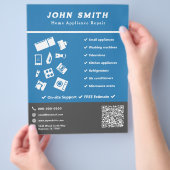 Reparatiefilter voor thuisapparatuur flyer (Hand)