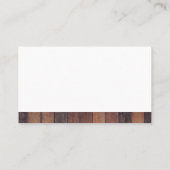 Reparatieprogramma's | Houten planken Visitekaartje (Achterkant)