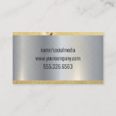 Reparatieprogramma's | Metaalhout voor toestellen Visitekaartje (Achterkant)