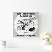 Reparaties aan auto's vierkante klok (Huis)