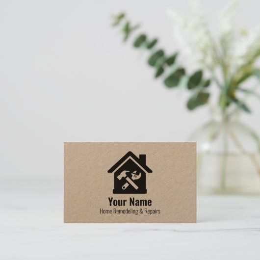 reparaties thuis | Geen website Visitekaartje (Staand voorkant)