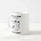 Reparaties voor auto's koffiemok (Voorkant links)