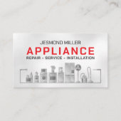 Reparatieservices voor apparaten visitekaartje (Voorkant)