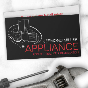 Reparatieservices voor apparaten visitekaartje