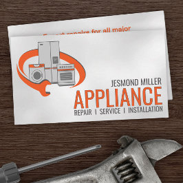 Reparatieservices voor apparaten visitekaartje