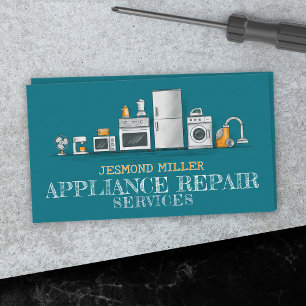 Reparatieservices voor apparaten visitekaartje