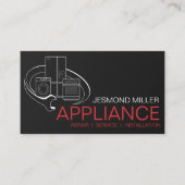 Reparatieservices voor apparaten visitekaartje (Voorkant)