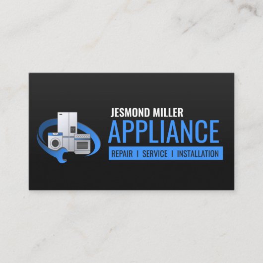 Reparatieservices voor apparaten visitekaartje (Voorkant)