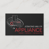 Reparatieservices voor apparaten visitekaartje (Voorkant)