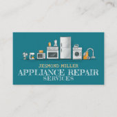 Reparatieservices voor apparaten visitekaartje (Voorkant)