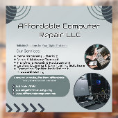 Reparatiewerkplaats voor computers op maat Promoti Raamsticker (Vel 2)