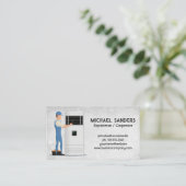 reparatiewerktuig visitekaartje (Staand voorkant)