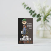 Reparator Handyman Fix-It Carpenter Painter Visitekaartje (Staand voorkant)