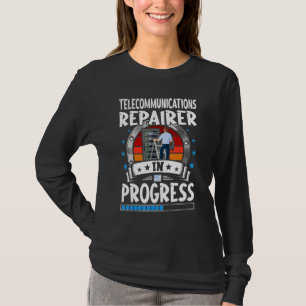Reparator telecommunicatie in opleiding t-shirt