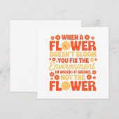 Repareer de omgeving, niet de bloem (Voorkant / Achterkant)