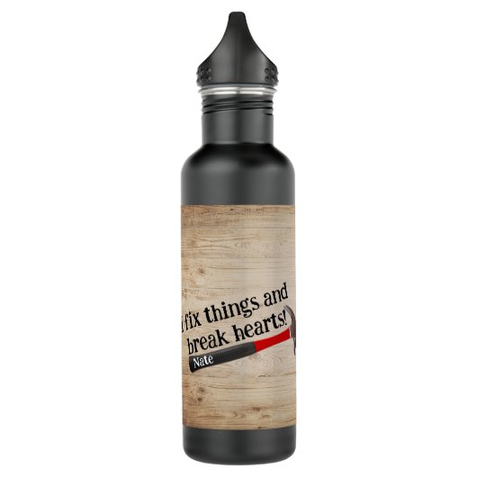 Repareer dingen, breek harten aangepaste waterfles waterfles  (Links)