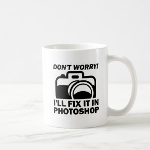 Repareer het in Photoshop Grappige Mok