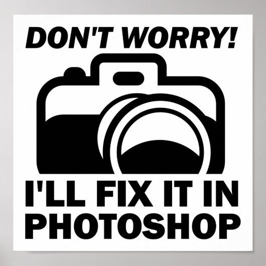 Repareer het in Photoshop Grappige Poster (Voorkant)