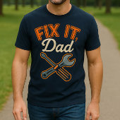 Repareer het, pa | Retro Mechanic & Handyman T-shi T-shirt