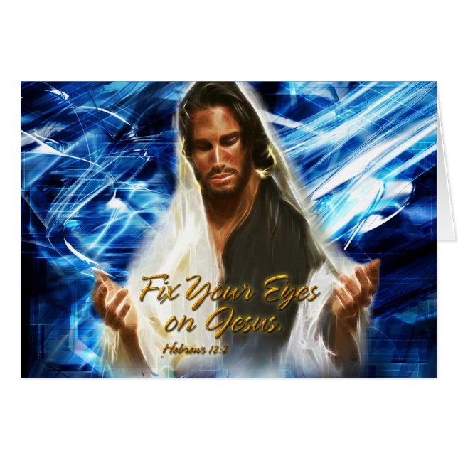 Repareer je ogen op Jesus 2 Kaart (Voorkant Horizontaal)