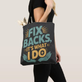 Repareer Ruggen Het Is Wat Ik Doe Chiropractor Cit Tote Bag (Dichtbij)