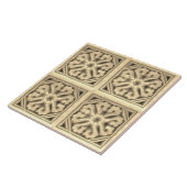 Repareer Spaanse Maure Floral Pattern Faux relief  Tegeltje (Zijkant)