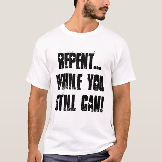 Repareer ... Terwijl je het nog steeds kunt! - Jez T-shirt (Voorkant)