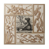 Repareer Victoriaans "Little Boy Blue"-software Tegeltje (Voorkant)