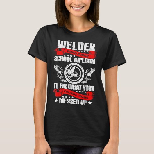 Repareer wat je universiteitsdiploma verprutste la t-shirt (Voorkant)