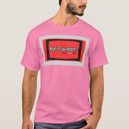 Repareren in Post T-Shirt | Filmmaker Humor T-Shir