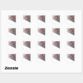 Repareren voor de 1 procent ronde sticker (Vel)