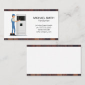 Reparman Fixing AC-eenheid | Handyman Visitekaartje (Voorkant / Achterkant)