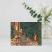 Repast in a Garden, 1898 by Edouard Vuillard Briefkaart (Staand voorkant)