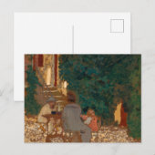 Repast in a Garden, 1898 by Edouard Vuillard Briefkaart (Voorkant / Achterkant)