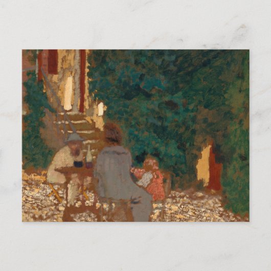 Repast in a Garden, 1898 by Edouard Vuillard Briefkaart (Voorkant)