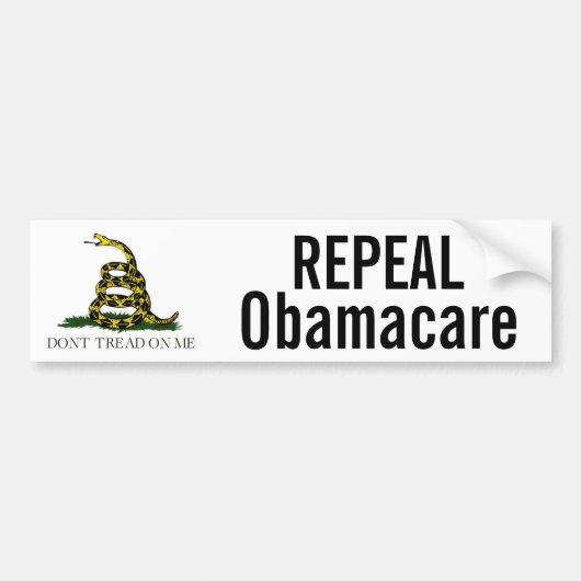 Repeal Obamacare Bumpersticker (Voorkant)