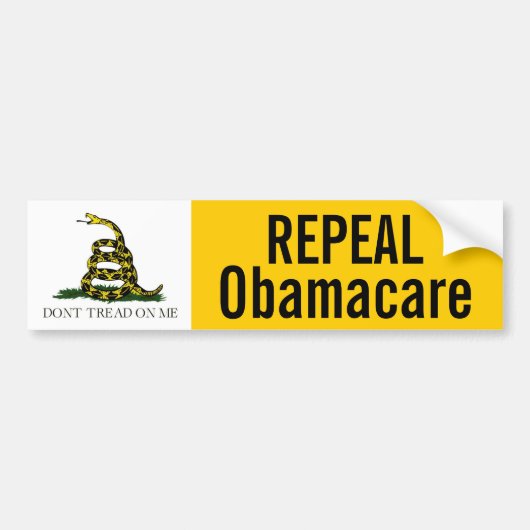 Repeal Obamacare Bumpersticker (Voorkant)