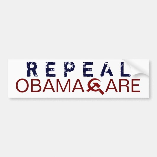 Repeal Obamacare Bumpersticker (Voorkant)