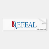 Repeal Obamacare met Romney Bumpersticker (Voorkant)