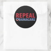 Repeal Obamacare Ronde Sticker (Tas)