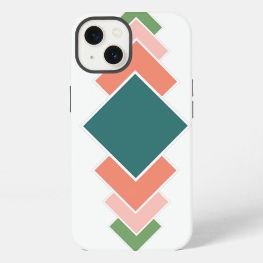 Repeating Diamonds iPhone Hoesje (Achterkant)