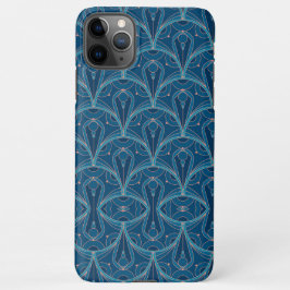 Repeating geometric Art Deco pattern iPhone 11Pro Max Hoesje