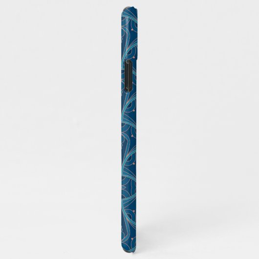 Repeating geometric Art Deco pattern iPhone Hoesje (Rechterkant)