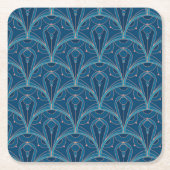 Repeating geometric Art Deco pattern Kartonnen Onderzetters (Voorkant)