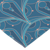 Repeating geometric Art Deco pattern Korte Tafelloper (Hoek)