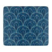 Repeating geometric Art Deco pattern Snijplank (Voorkant)