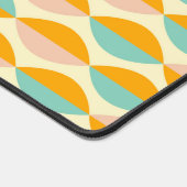 Repeating geometric pattern in beige background bureaumat (Hoek)