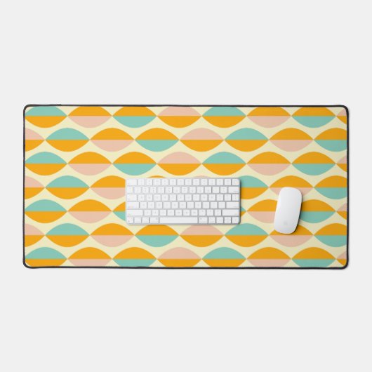 Repeating geometric pattern in beige background bureaumat (Keyboard & Muis)