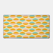 Repeating geometric pattern in beige background bureaumat (Voorkant)